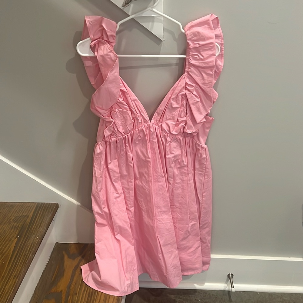 Light Pink Mini Dress, Size M but can fit L